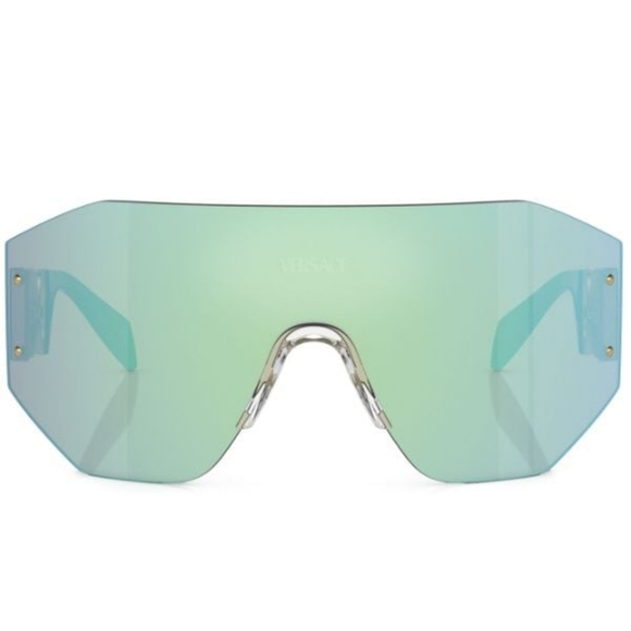 NEW VERSACE SHIELD UNISEX VE2258 1002/MA SUNGLASSES MOD 2258 1002MA - Picture 2 of 4